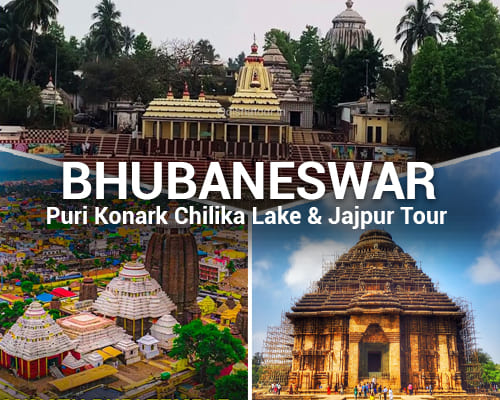 Bhubaneswar Puri Konark Chilika Lake & Jajpur Tour
