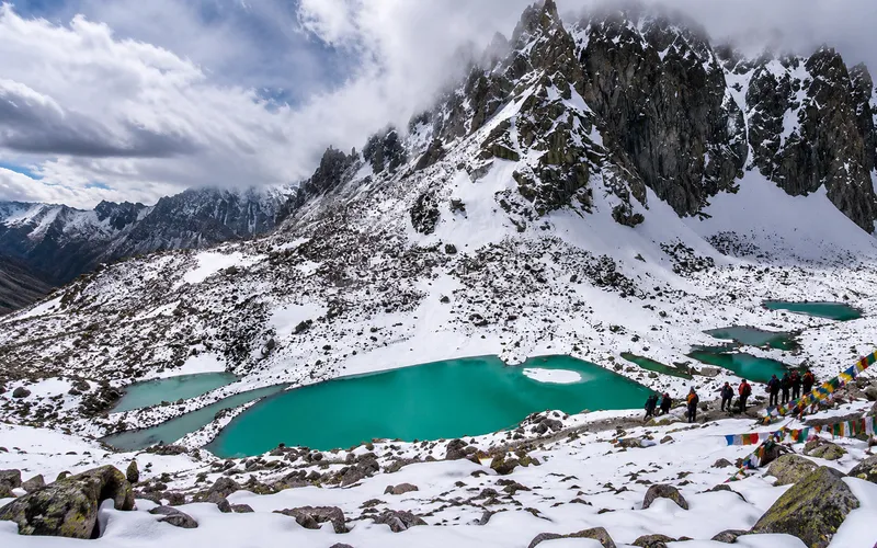 Parvati Sarovar glacial lake near Adi Kailash