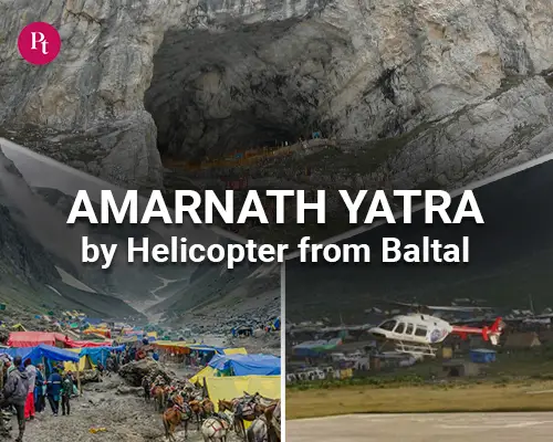 Amarnath Yatra by Helicopter from Baltal