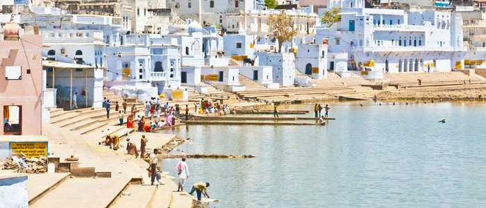 Asthi Visarjan in Pushkar