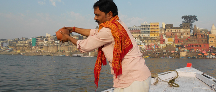 Asthi Visarjan in Varanasi