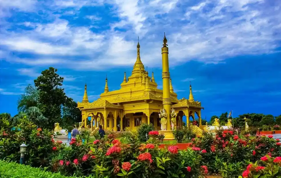 Golden Pagoda (Kongmu Kham), Namsai, Arunachal Pradesh