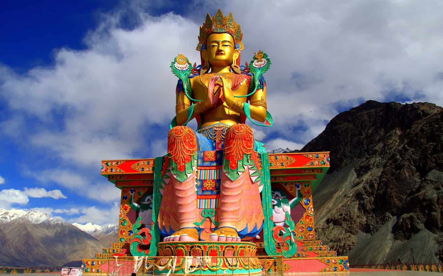 Red Maitreya Temple, Leh, Himachal Pradesh