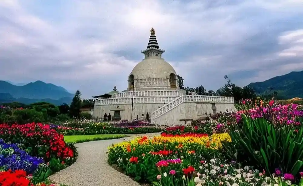 Vishwa Shanti Stupa (World Peace Pagoda), Rajgir, Bihar