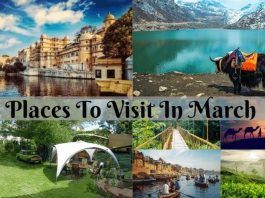 Best Places to Visit in India in March