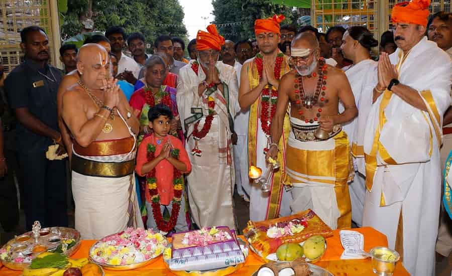 Rituals in Srisailam Mallikarjuna Temple