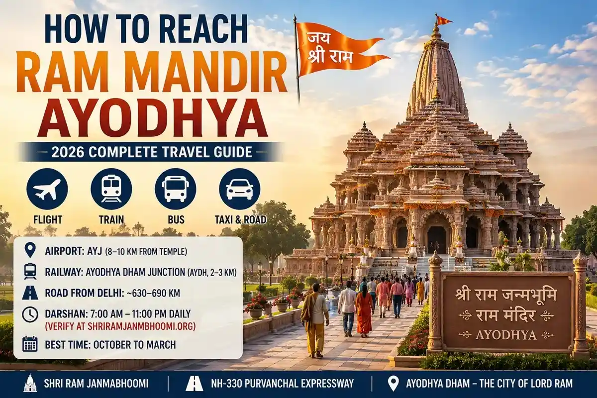 How to Reach Shri Ram Mandir, Ayodhya