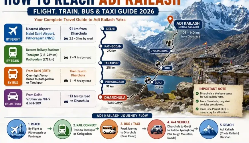 How to Reach Adi Kailash