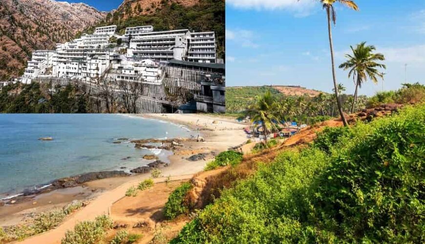 Vaishno Devi Temple and Anjuna Beach