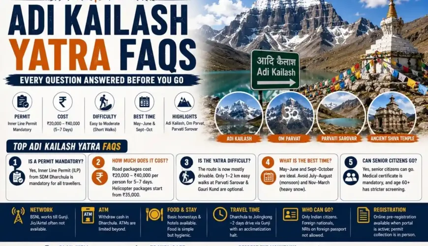 Adi Kailash Yatra FAQs