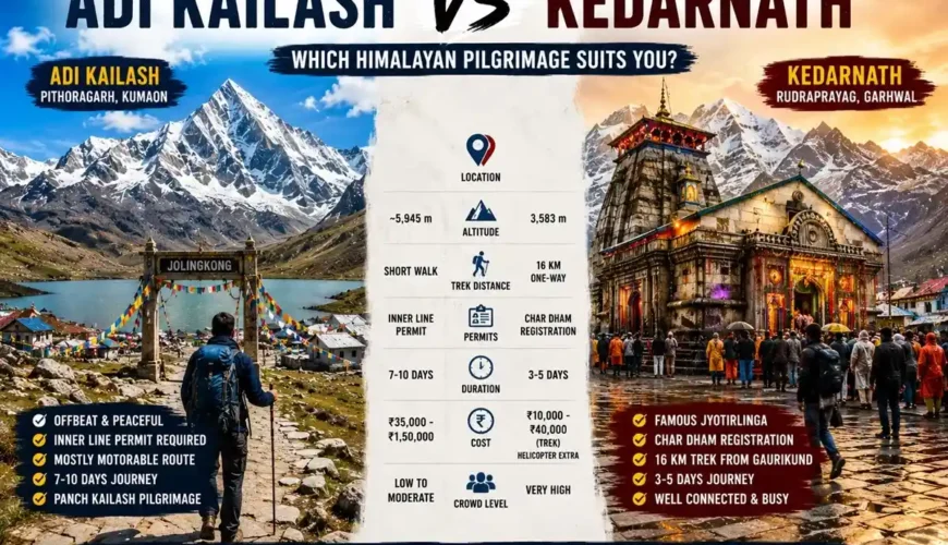 Adi Kailash vs Kedarnath